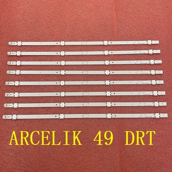 8pcs LED bar for GRUNDIG 49 49VLX7730 BP 49VLX7730BP 057T49-C15  ZVA65600-AA